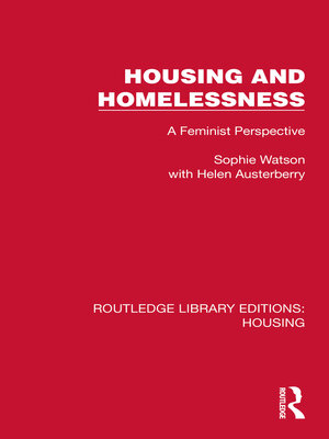 cover image of Housing and Homelessness